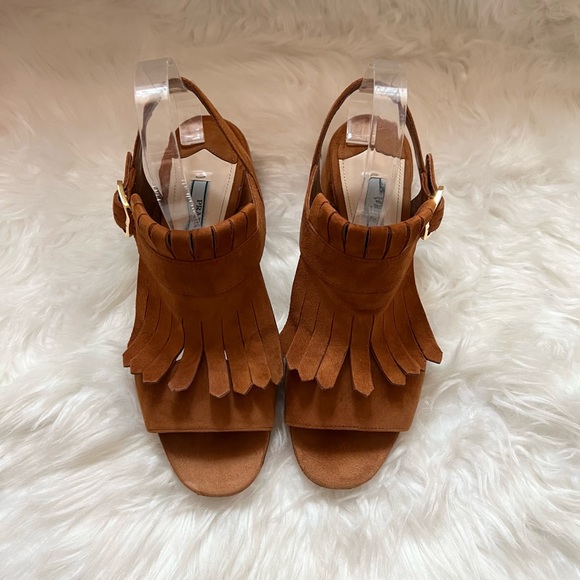 Prada Tan Suede Sandals - Picture 3 of 13